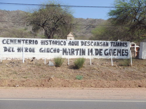 Cemetery of Martín Miguel de Güemes.